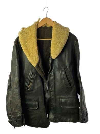 商品画像：レザージャケット・ブルゾン/--/レザー/BLK/無地 1