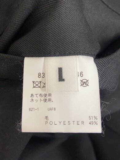 商品画像：ボトム/L/ウール/BLK/無地/8399-112-1346 5