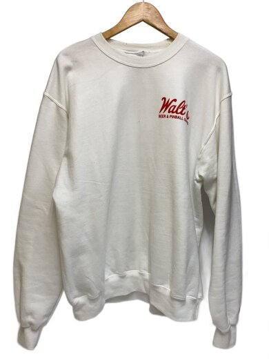 商品画像：スウェット/L/コットン/WHT/プリント 1