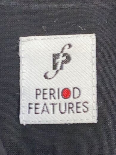 画像：PERIOD FEATURES長袖シャツ/3/コットン/BLK/S12022-73