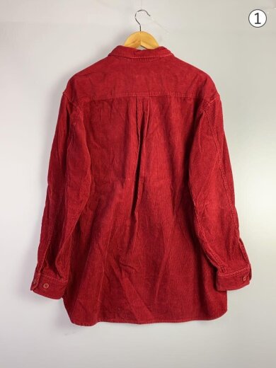 商品画像：長袖シャツ/M/コットン/RED// 2