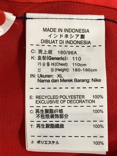 商品画像：ポロシャツ/XL/ポリエステル/RED/655334-698 4