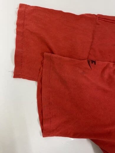 商品画像：Tシャツ/L/コットン/RED/プリント/90S/シングルステッチ/AIR JORDAN/破れ有// 5