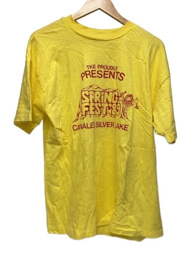 商品画像：シングルステッチ/SPRING FEST89/Tシャツ/XL/コットン/YLW// 1