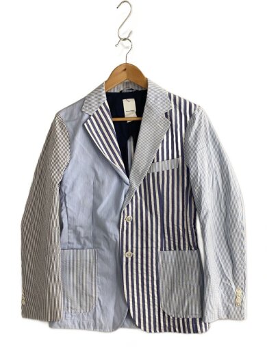 商品画像：×NICK WOOSTER/テーラードジャケット/44/コーデュロイ/BLU/ストライフ// 1