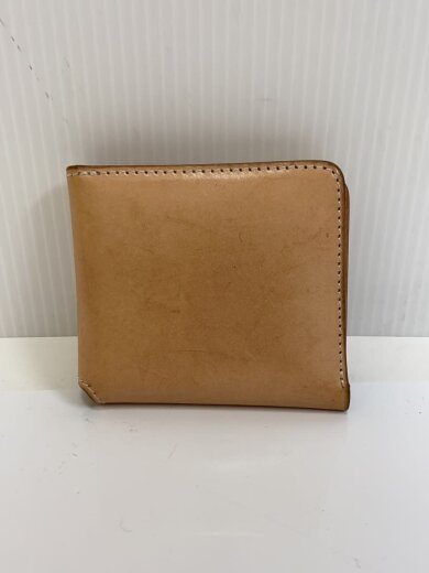 商品画像：2つ折り財布/--/BEG/無地/メンズ 2