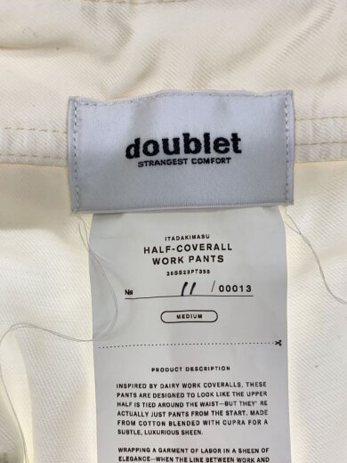 商品画像：HALF-COVERALL WORK PANTS/M/--/WHT/26SS23PT355 4