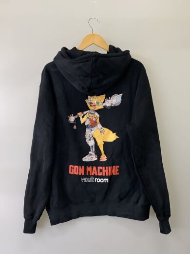 商品画像：×GON MACHINE/フェードブラック/使用感有/パーカー/XL/コットン/BLK/AGAS2024 2