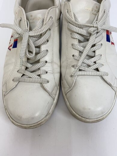 商品画像：ローカットスニーカー/UK7.5/WHT/レザー/MS0158/ルクセンブルグライン/モノグラム/汚れ・ソー 3
