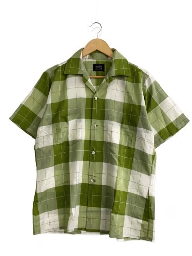 商品画像：半袖シャツ/M/コットン/GRN/チェック// 1