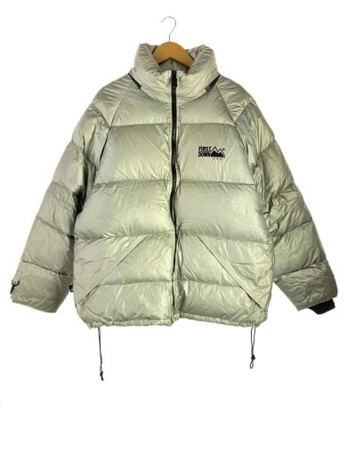 画像：FIRST DOWNダウンジャケット/M/ナイロン/SLV1