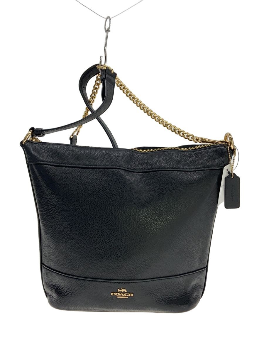 COACH / ショルダーバッグ/レザー/BLK/F72692