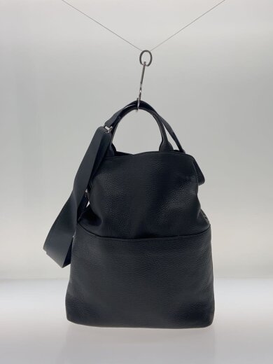 商品画像：itten-itten/ショルダーバッグ/レザー/GRY/無地 3