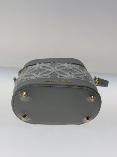 商品画像：ショルダーバッグ/フェイクレザー/GRY/08000073600 4