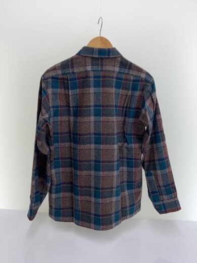 商品画像：長袖シャツ/M/ウール/GRN/チェック 2