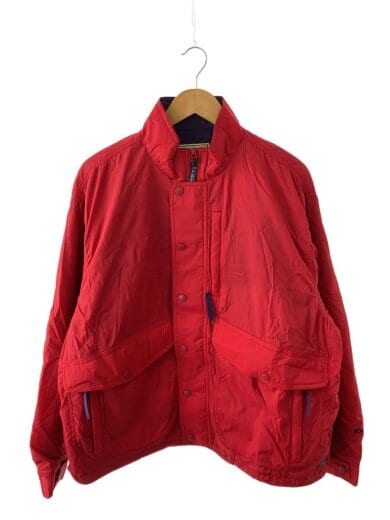 商品画像：ナイロンジャケット/L/ナイロン/RED/無地/5575-2041 1