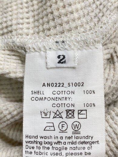 商品画像：スウェット/2/コットン/WHT/AN0222-S1002 4