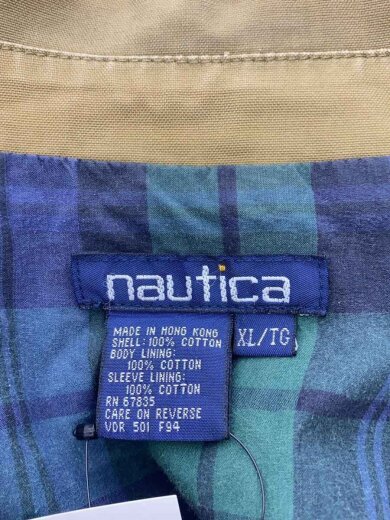 商品画像：90s/old/裏地チェック/ハーフコート/ハンティングジャケット/XL/コットン/BRW 3