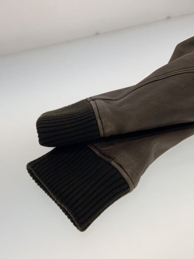 商品画像：レザージャケット・ブルゾン/L/山羊革/BRW/無地/0223LB02 5