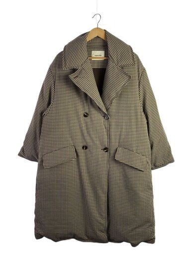 商品画像：コート/S/ポリエステル/BEG/チェック/T234YR011 1