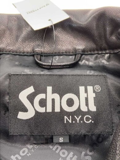 商品画像：レザージャケット・ブルゾン/S/レザー/BLK 3