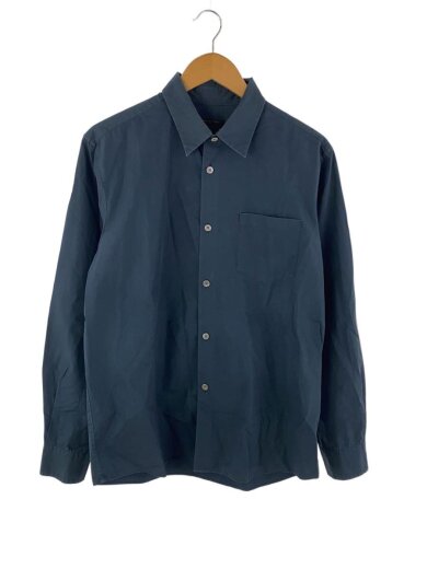 商品画像：長袖シャツ/40/コットン/NVY/無地 1