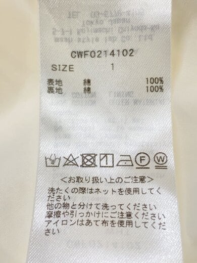 商品画像：半袖ワンピース/1/コットン/WHT/CWF0214102// 4