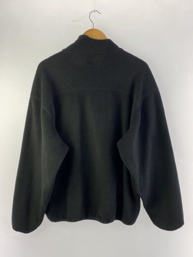 商品画像：フリースジャケット/XL/ポリエステル/BLK/無地 2