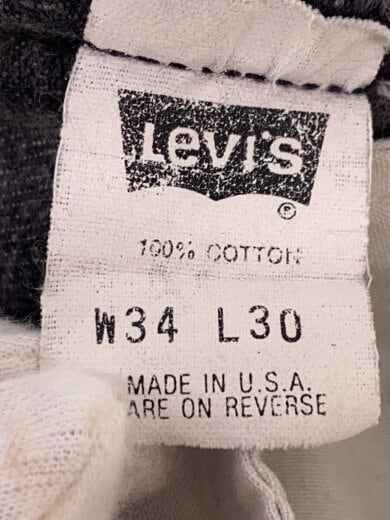 画像：Levi’sボトム/34/コットン/BLK5
