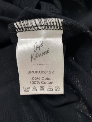 商品画像：Tシャツ/XS/コットン/BLK/無地/SPCK00122// 4