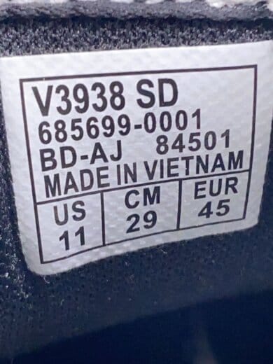 商品画像：ローカットスニーカー/29cm/BLK/V3938 5