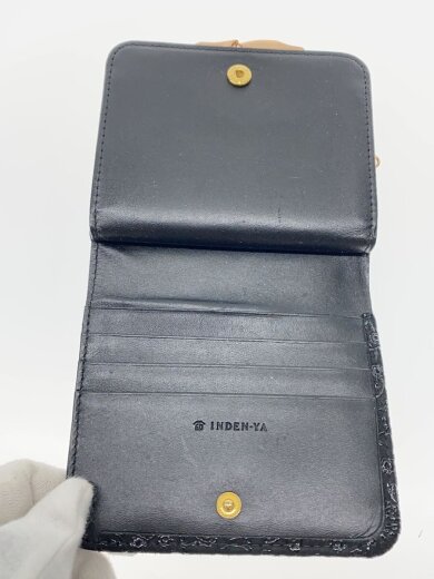 商品画像：2つ折り財布/--/BLK/総柄/レディース 4