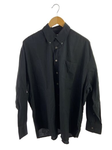 商品画像：長袖シャツ/44/コットン/BLK/無地/MR192BB 1
