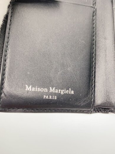 商品画像：3つ折り財布/レザー/BLK/無地/メンズ 3