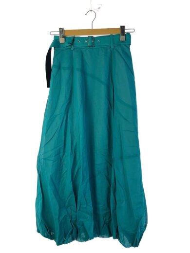 商品画像：ロングスカート/2/コットン/GRN/無地/143144038 1