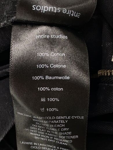 商品画像：ボトム/S/コットン/BLK/無地/ESU-S25-3021 6