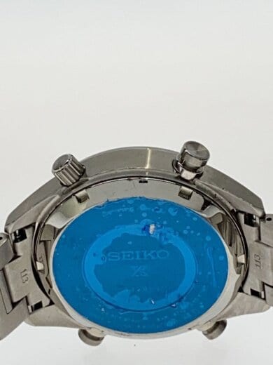 商品画像：ソーラー腕時計/アナログ/ステンレス/BLK/SLV/SS/8A50-00A0 3