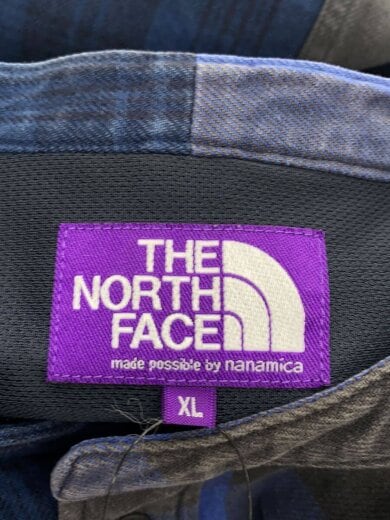 商品画像：長袖シャツ/XL/コットン/BLU/チェック/NT3000N 3