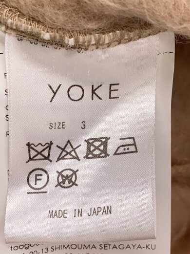 商品画像：裏起毛/パーカー/3/コットン/BEG/YK20AW0157CS 3