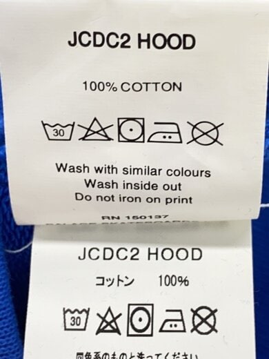 商品画像：パーカー/S/コットン/BLU 4