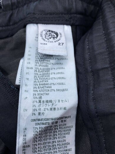 商品画像：ボトム/27/コットン/BLK/無地 5