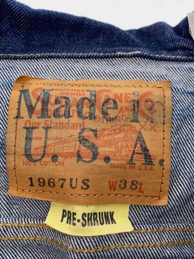 商品画像：Gジャン/38/デニム/IDG/1967US 3