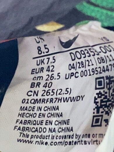 商品画像：ハイカットスニーカー/26.5cm/BLK/DO9353-001 5