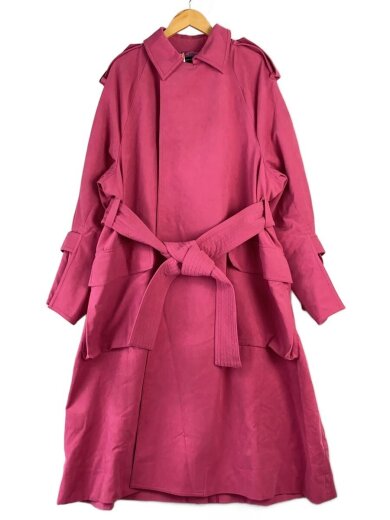 商品画像：エコラグジュアリースウェードコート/コート/FREE/ポリエステル/PNK/21222165110// 1