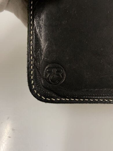 商品画像：2つ折り財布/レザー/BLK/メンズ 3