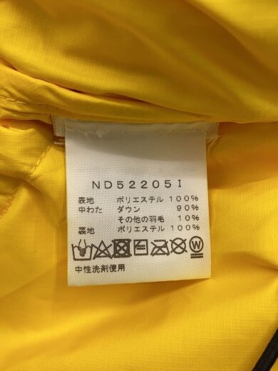 商品画像：ダウンジャケット/L/ナイロン/YLW/無地/ND52205I// 5
