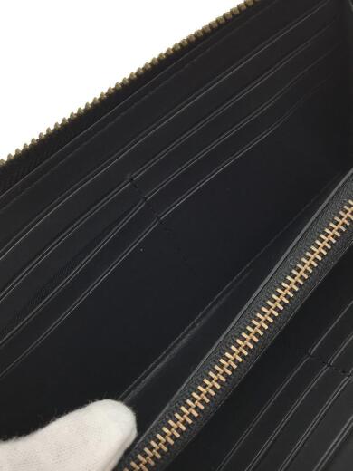 画像：COACH長財布/レザー/BLK/キーホルダー付属/F589286