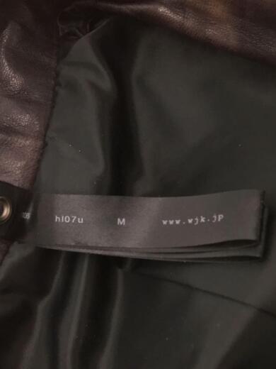 画像：WJKM-65/ホースレザー/レザージャケット・ブルゾン/M/馬革/BLK/hl07u4