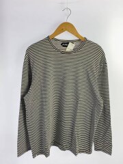 長袖Tシャツ/44/コットン/ボーダー
