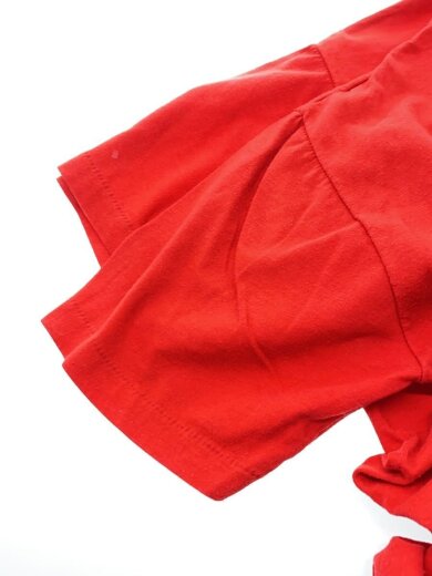 商品画像：Tシャツ/L/ポリエステル/RED 4